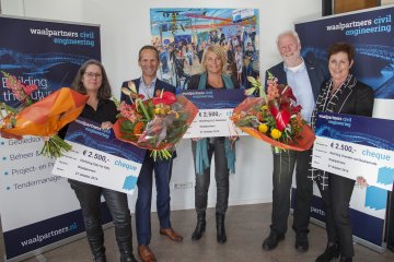 Uitreiking cheques 40-jarig jubileum